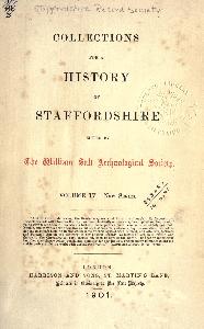 Collections for a history of Staffordshire Frontispiece